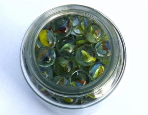 jar full of marbles