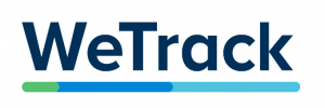 The WeTrack logo, reads 'WeTrack.'