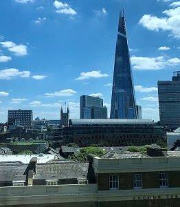 Anna's office view - the London Shard