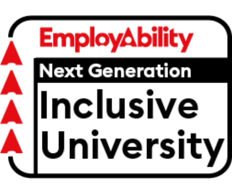 A logo that says "Employability Next generation Inclusive University"